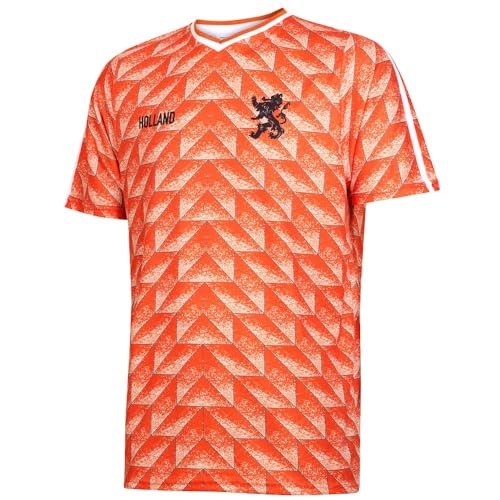 Euro 88 Trikot - Niederlande - Orange - Kinder und Erwachsene - Jungen - Fußball Trikot - Fussball Geschenke - Sport t Shirt - Sportbekleidung - Größe XXL von Kingdo