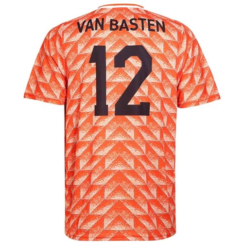 Euro 88 Trikot Van Basten - Niederlande - Orange - Kinder und Erwachsene - Jungen - Fußball Trikot - Fussball Geschenke - Sport t Shirt - Sportbekleidung - Größe M von Kingdo