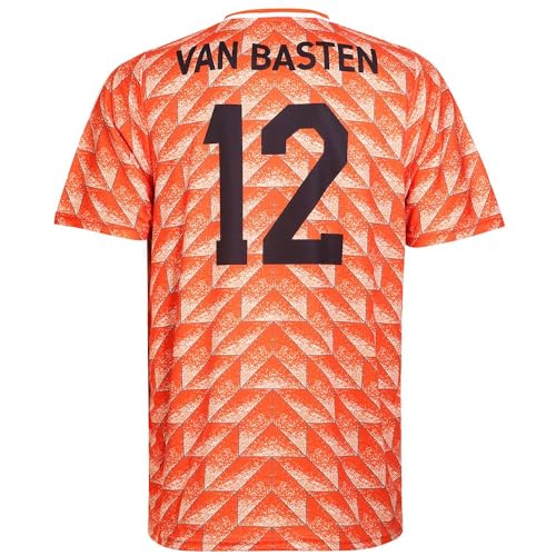 Euro 88 Trikot Van Basten - Niederlande - Orange - Kinder und Erwachsene - Jungen - Fußball Trikot - Fussball Geschenke - Sport t Shirt - Sportbekleidung - Größe XXL von Kingdo