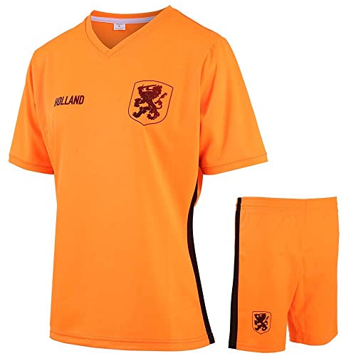 Niederlande Trikot Set Damen - Lionesses - Jungen - Fußball Trikot - Fussball Geschenke - Sport t Shirt - Sportbekleidung - Größe S von Kingdo