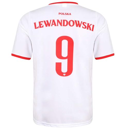 Polen Lewandowski Fußballtrikot - Kinder und Erwachsene - Jungen - Sportsachen - Geschenk - Sport t Shirt - Sportbekleidung - Größe M von Kingdo