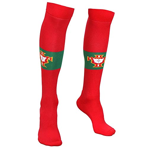 Portugal Fussballsocken Heim - Kind und Erwachsene - Jungen - Fußball Trikot - Fussball Geschenke - Sport t shirt - Sportbekleidung - Größe 34-38 S Portugal Fussballsocken Heim - Kind und Erwachsene - Jungen - Fußball Trikot - Fussball Geschenke - Sport t shirt - Sportbekleidung - Größe 34-38 S von Kingdo