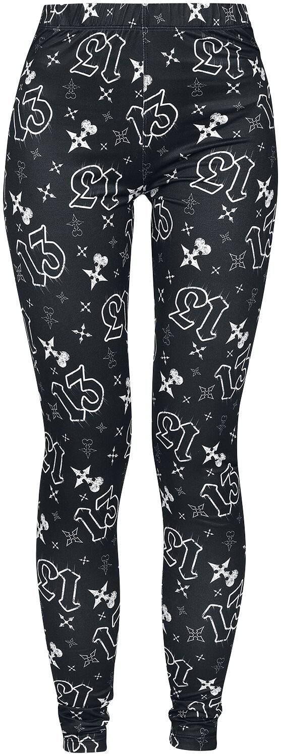 Kingdom Hearts - Gaming Leggings - Organisation XIII - S bis L - für Damen - Größe M - schwarz  - EMP exklusives Merchandise! von Kingdom Hearts