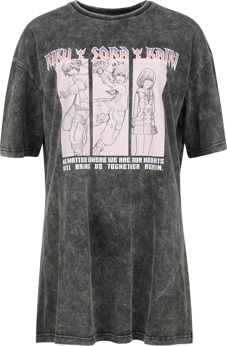 Kingdom Hearts - Gaming T-Shirt - Riku Sora Kairi - S bis XXL - für Damen - Größe M - schwarz  - EMP exklusives Merchandise! von Kingdom Hearts