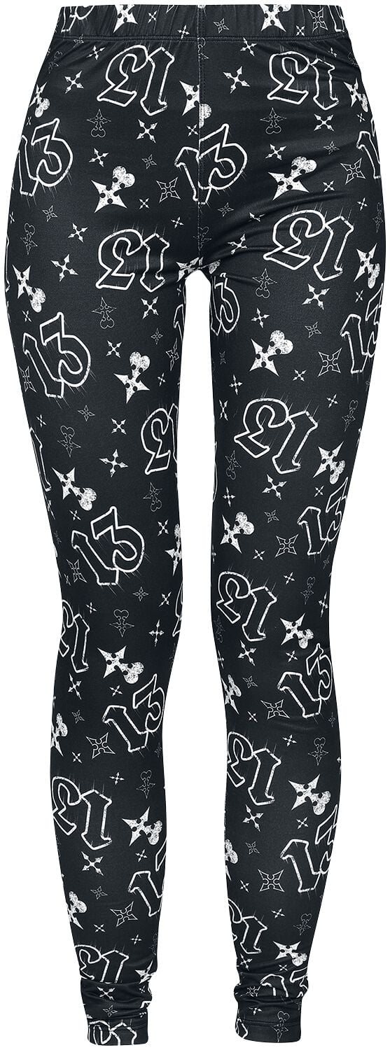 Kingdom Hearts Organisation XIII Leggings schwarz in L von Kingdom Hearts