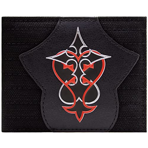 Kingdom Hearts Heartless & Nobody Embleme Geldbörse/Geldbeutel Bi-Fold mit ID & Kartenhalter, Schwarz Kingdom Hearts Heartless & Nobody Embleme Geldbörse/Geldbeutel Bi-Fold mit ID & Kartenhalter, Schwarz von Kingdom Hearts