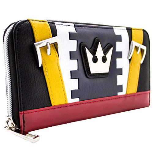 Kingdom Hearts Sora Outfit Metallkrone Emblem Portemonnaie Clutch mit Münzfach & Kartenhalter, Blau Kingdom Hearts Sora Outfit Metallkrone Emblem Portemonnaie Clutch mit Münzfach & Kartenhalter, Blau von Kingdom Hearts
