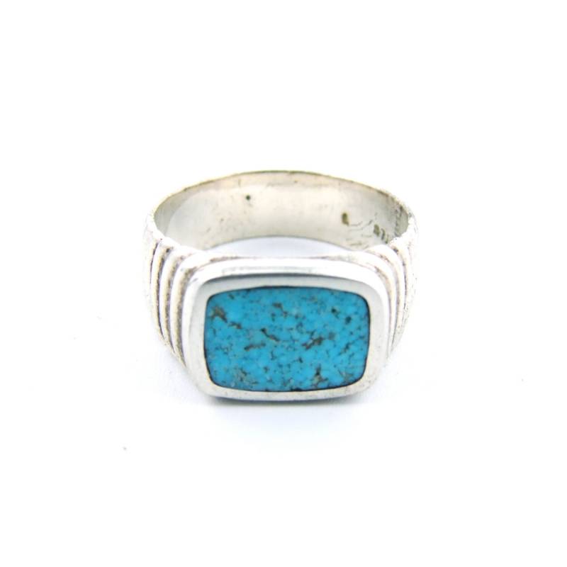 Inlay Türkis Ring Von Tk von KingdomFineJewelry