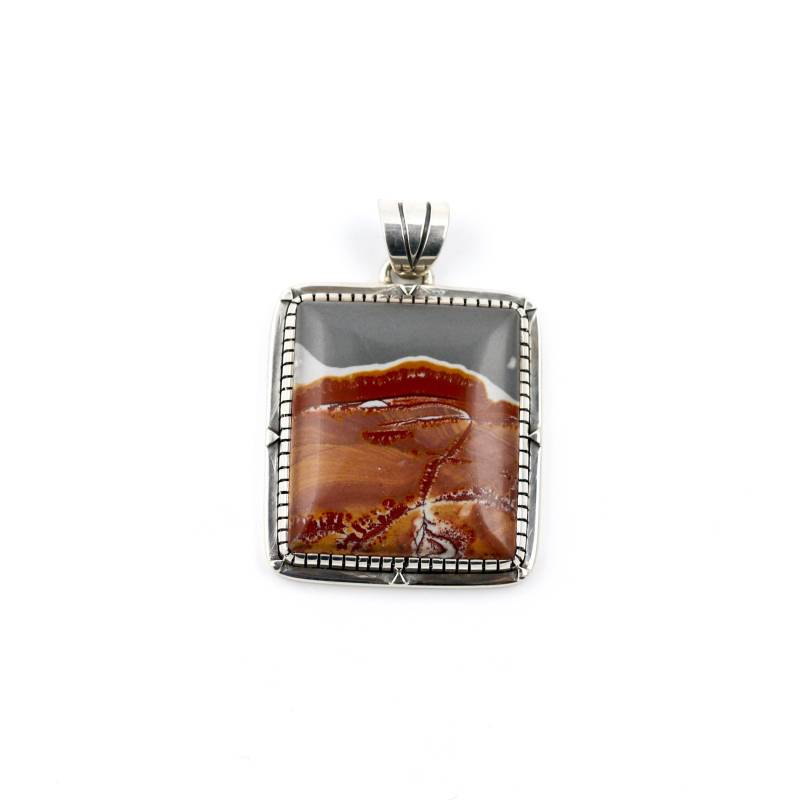 Sonora-Dendritenjaspis-Anhänger Von Turquoise Kingdom von KingdomFineJewelry