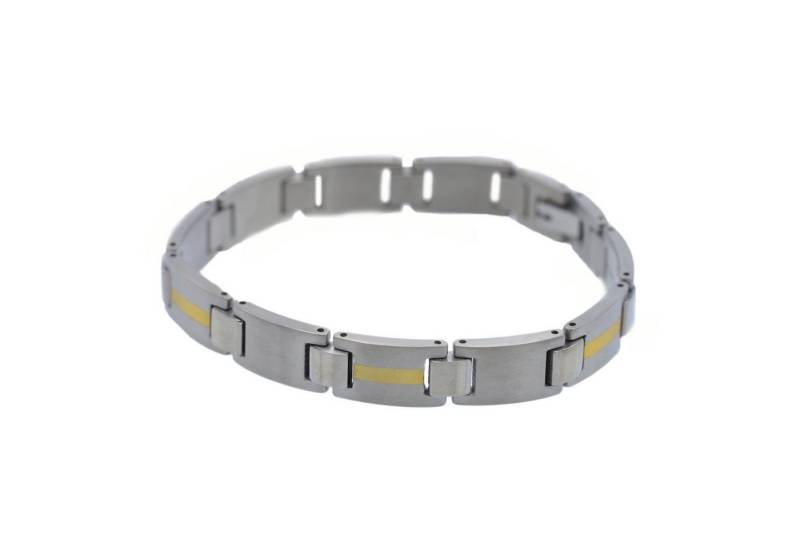 Vivance Armband Klassisches Titan Armband mit 14 Karat Goldeinlage, aus Titan mit 585er Goldeinlage von Vivance