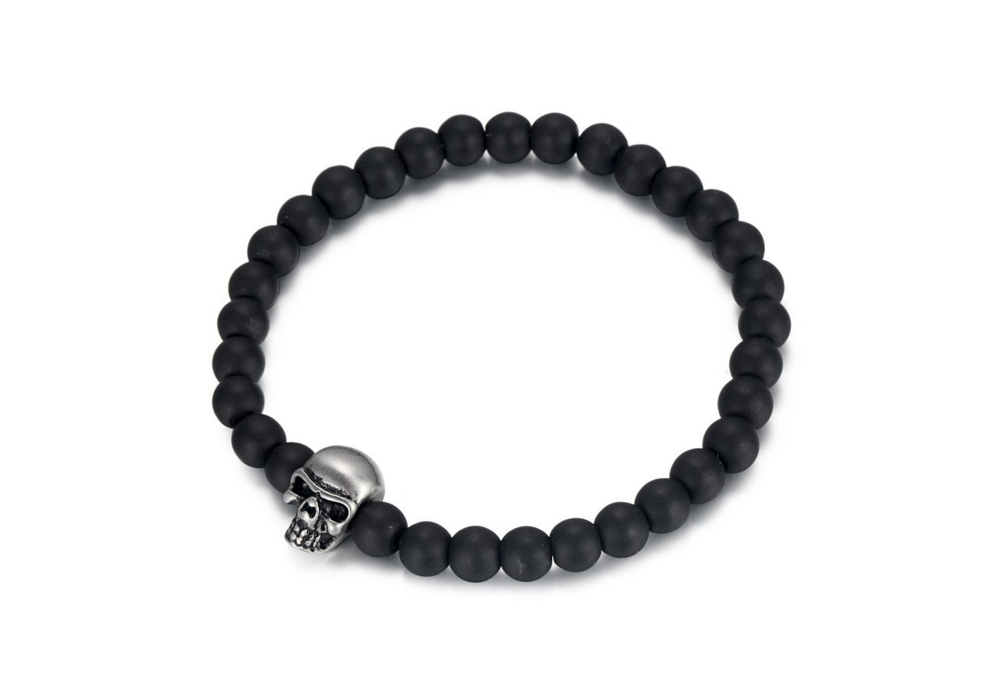 Kingka Armband Urban Rocks" Stein Armband SKULL, mit Achatstein" von Kingka