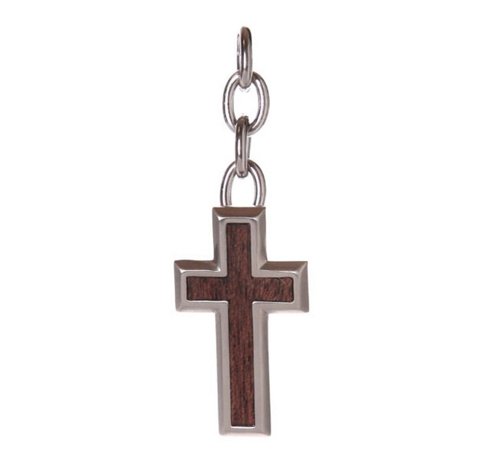 Kingka Charm-Einhänger Anhänger Kreuz", mit Holzeinlage" von Kingka