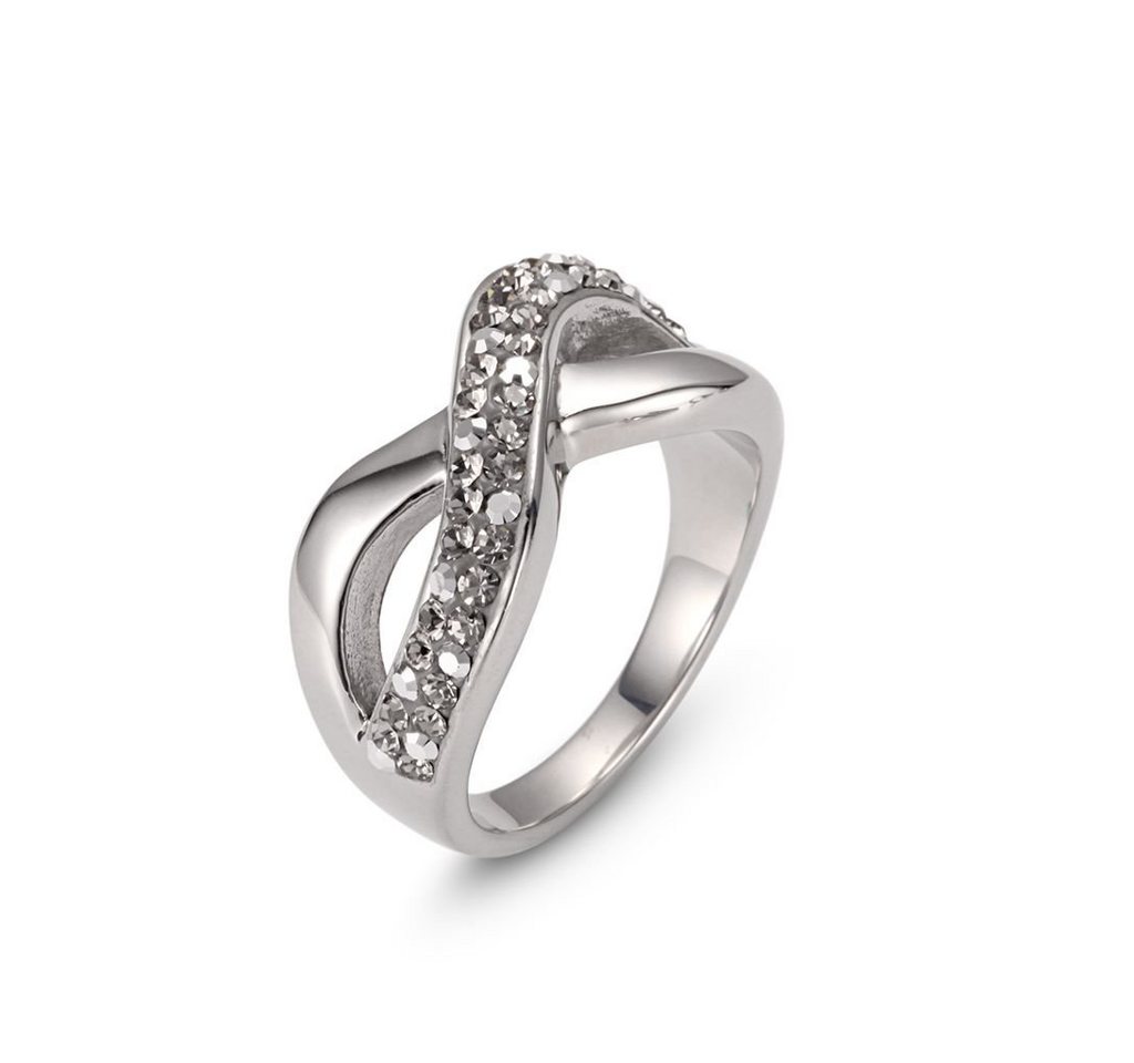 Kingka Fingerring Crystal Rocks Ring, mit Zirkonia von Kingka