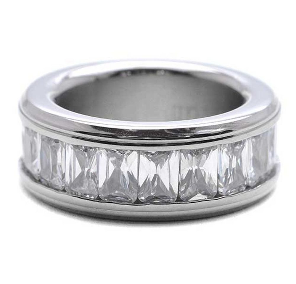 Vivance Fingerring "Crystal Rocks" Ring aus Edelstahl rundum mit Kristallen besetzt Vivance Fingerring "Crystal Rocks" Ring aus Edelstahl rundum mit Kristallen besetzt von Vivance