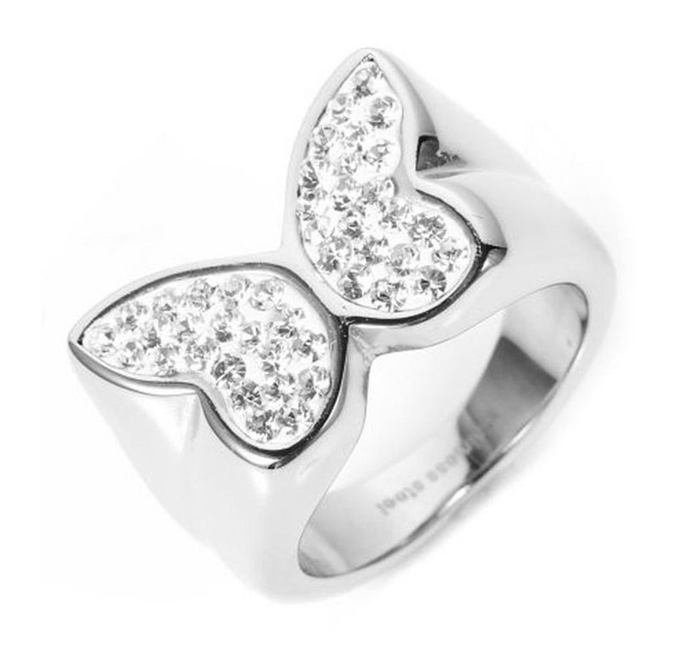 Kingka Fingerring Glamour Crystal Ring Schmetterling"" von Kingka