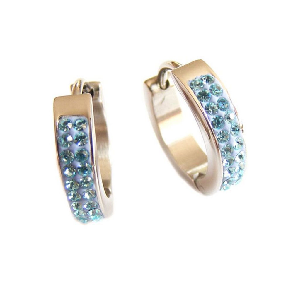 Vivance Klappcreolen Glamour Crystal Klapp Creolen, mit Zirkonia Vivance Klappcreolen Glamour Crystal Klapp Creolen, mit Zirkonia von Vivance