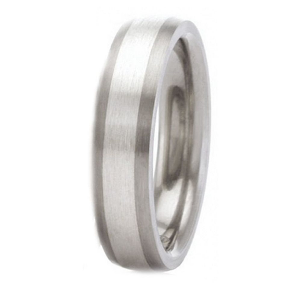 Vivance Partnerring Classic Titanium Ring mit 925 Silber Inlay von Vivance