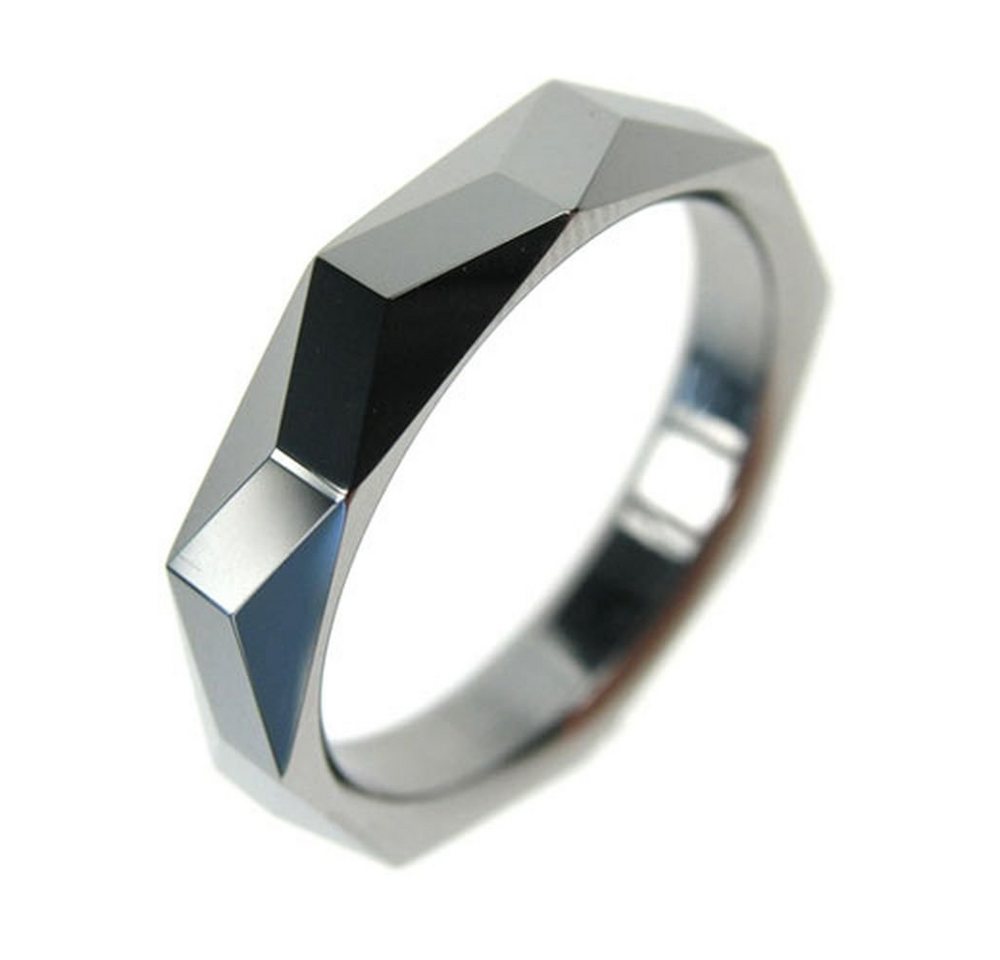 Vivance Partnerring Tungsten Eternity" Facettierter Wolfram Partner Ring, mit Seitenschliff" von Vivance