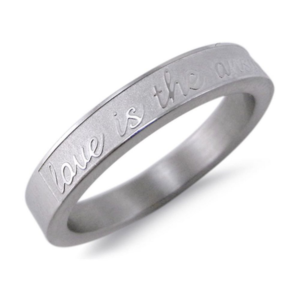 Vivance Partnerring mit Gravur LYRICS Ring Love in verschiedenen Sprachen"" von Vivance