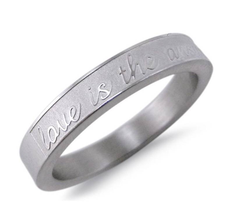 Vivance Partnerring mit Gravur LYRICS Ring "Love in verschiedenen Sprachen" von Vivance