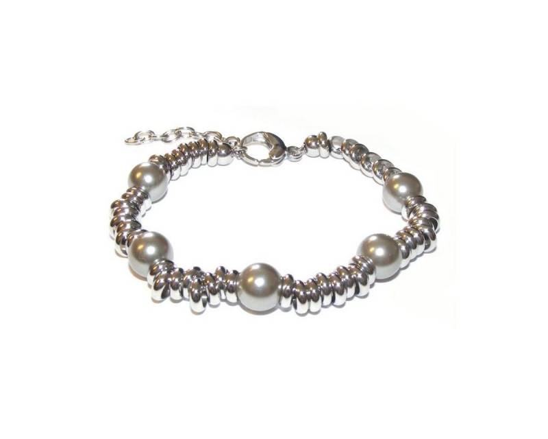 Vivance Perlenarmband "Twilight" Edelstahl Armband mit Muschelperlen, mit Muschelperlen von Vivance