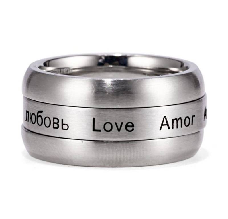 Kingka Ring-Set 3er Ring Set "LOVE" von Kingka