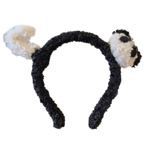 Cartoon Panda Haarnadel Haarseil Stirnband Süßes Haarseil Panda Haarspange Für Frau Make Up Gesicht Waschen Cartoon Stirnband Zum Waschen Des Gesichts Cartoon Stirnbänder Für Frauen Cartoon Stirnband von Kingke