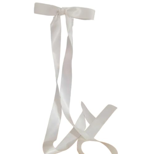 Lange Haarschleifen für Mädchen, süße Ballett-Haarspange für Damen, Haarspangen mit Schleife, Pferdeschwanz-Halter von Kingke