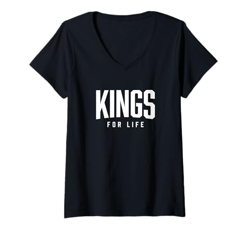Damen KÖNIGE FÜRS Leben T-Shirt mit V-Ausschnitt Damen KÖNIGE FÜRS Leben T-Shirt mit V-Ausschnitt von Kings For Life Merch