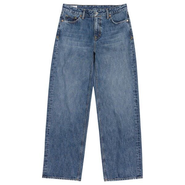 Kings Of Indigo JOAN  Low Rise Loose Ceky Blue Worn von Kings Of Indigo