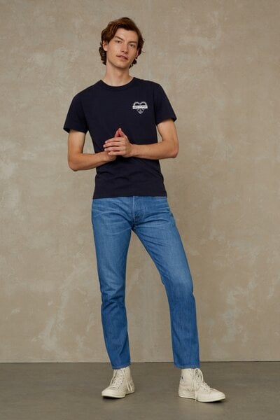 Kings Of Indigo Slim-Fit Jeans aus Recycling und Bio Baumwolle - John - Clean Gleen Used von Kings Of Indigo