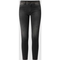 KINGS OF INDIGO Super Slim Fit High Rise Jeans mit Stretch-Anteil Modell 'Juno' in Dunkelgrau, Größe 26/32 von Kings Of Indigo