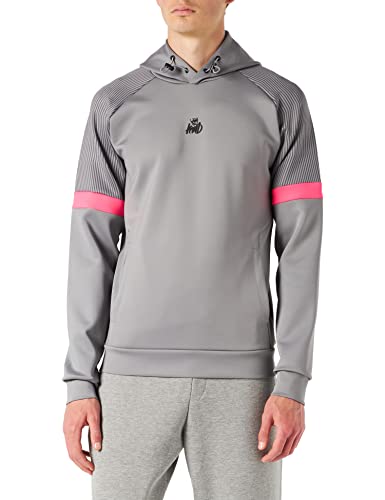 Kings Will Dream Herren Zadar Poly Überkopfhaube Skate-Kapuzenpullover, Sharkskin/Flo-Pink, L von Kings Will Dream