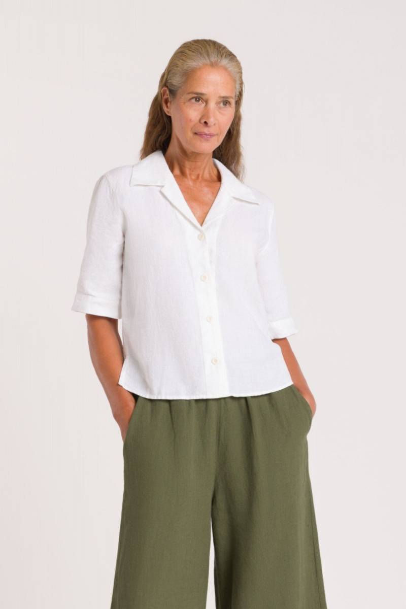 Bluse Morrigan Weiß von Kings of Indigo