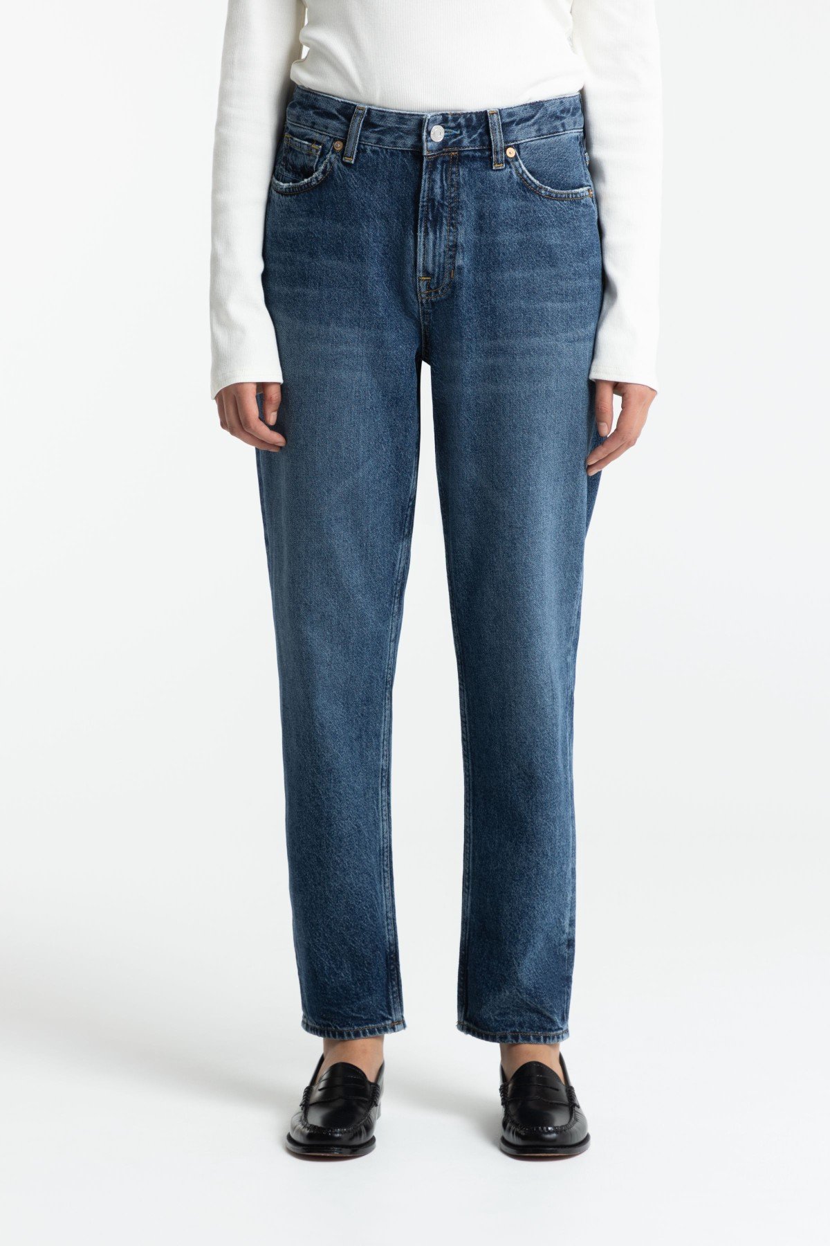 Jeans Caroline Cropped Zintare Dark Worn von Kings of Indigo