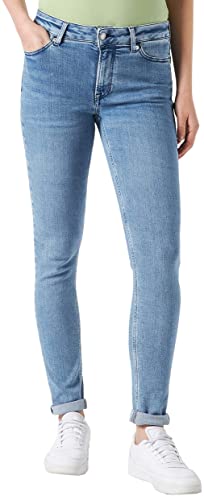 Kings of Indigo Damen Juno HIGH Jeans, Blau (ECO MYLA Light Used 5027), 24W / 30L von Kings of Indigo