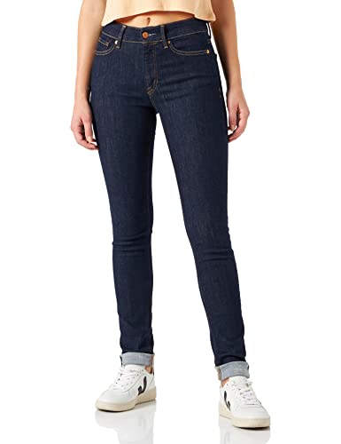 Kings of Indigo Damen Juno HIGH Jeans, Blau (MYLA Rinse 2506), 31W / 32L von Kings of Indigo