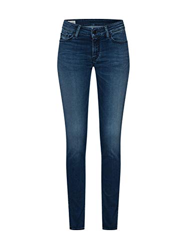 Kings of Indigo Damen Juno Jeans, Blau (ALFFIE MID Worn 3007), 26W / 32L von Kings of Indigo