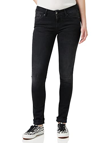 Kings of Indigo Damen Juno Jeans, Blau (Black Worn IN 6103), 25W / 34L von Kings of Indigo