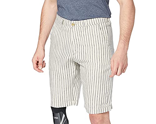 Kings of Indigo Herren Cronus Shorts, Beige (Beige Stripe 7301), (Herstellergröße: W34) von Kings of Indigo