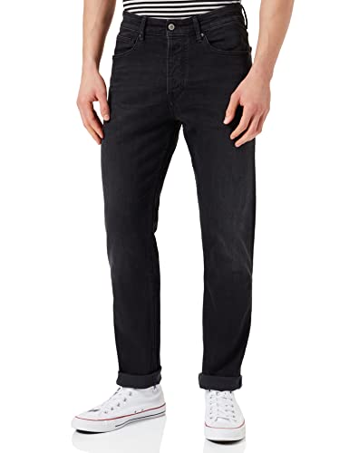 Kings of Indigo Herren John Slim Jeans, Schwarz (BLACK WORN IN 6103), W36/L32 (Herstellergröße:36/32) von Kings of Indigo