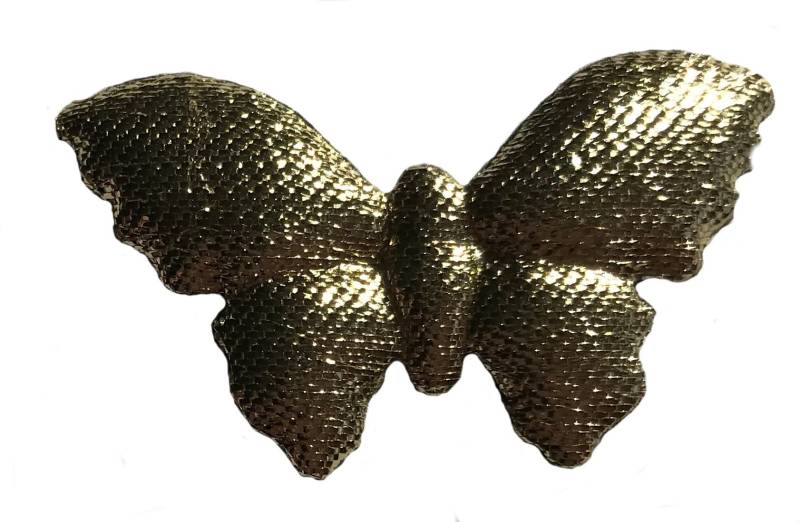 Packung Mit 50 Kleinen Schmetterling Puffins Gepolstert Satin Applikation Patch Nähen Schrott-Buchung Verschönerung von KingsKountry