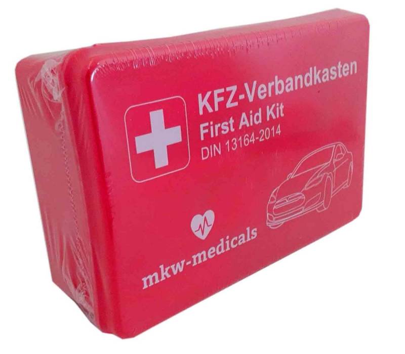 Kingsale Erste-Hilfe-Set KFZ Verbandskasten nach DIN 13164-2014 Erste Hilfe Kit von Kingsale