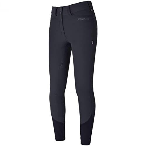 Damen Reithose Silikon Vollbesatz E-Tec KLKadi Kingsland grey 36 von Kingsland