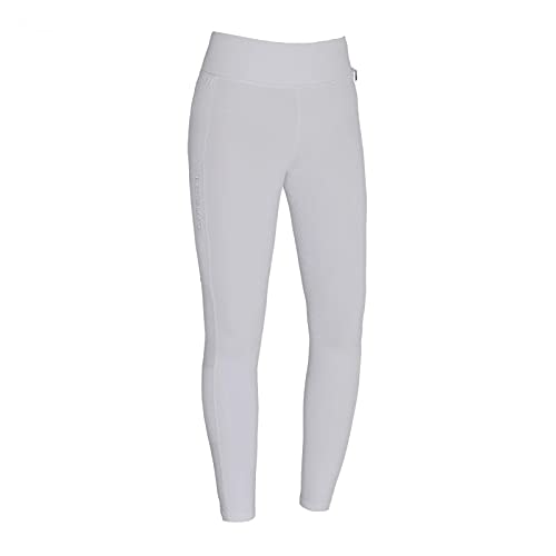 Kingsland - Katinka Full Grip F-Tec2 Tights - Damen Reitleggings - Strumpfhose mit Griff - Weiß - M von Kingsland