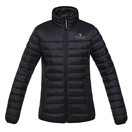 Kingsland - Thermojacke Unisex Classic - Reitjacke mädchen/Herren - Atmungsaktiv und wasserabweisend - YKK 2-Wege-Reißverschluss - Navy - S von Kingsland