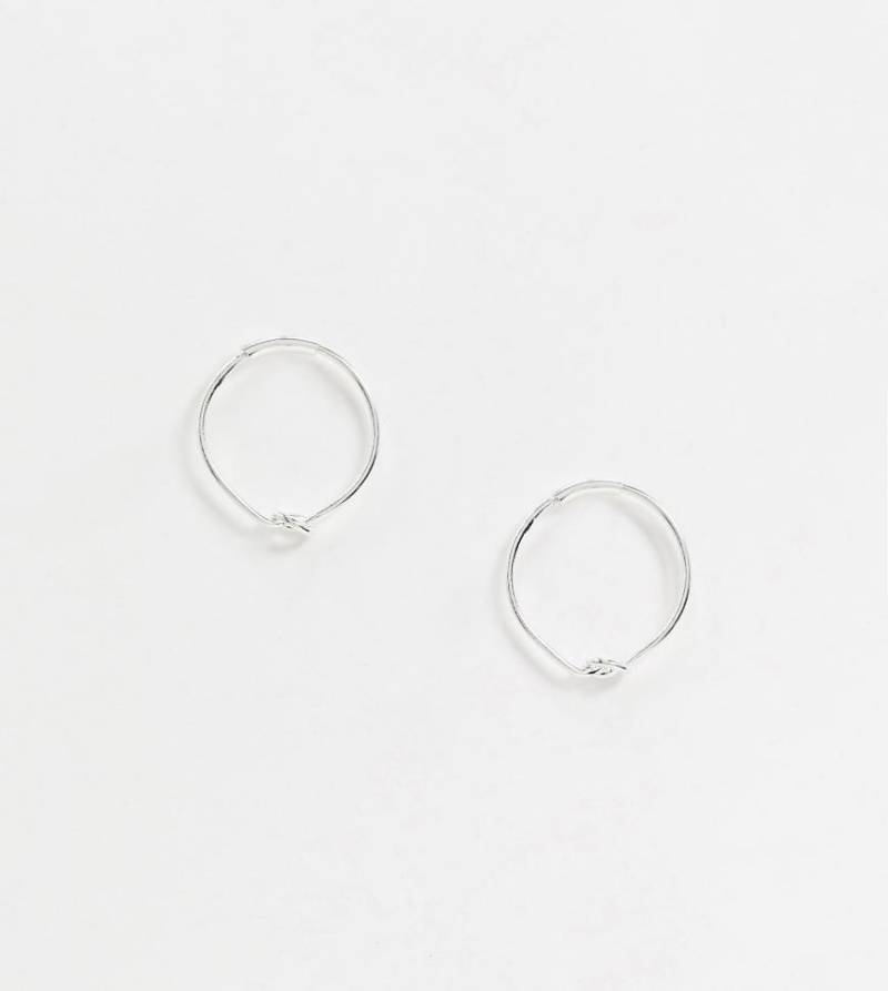 Kingsley Ryan - Exklusive Creolen aus Sterlingsilber mit Knotendetail, 14 mm von Kingsley Ryan