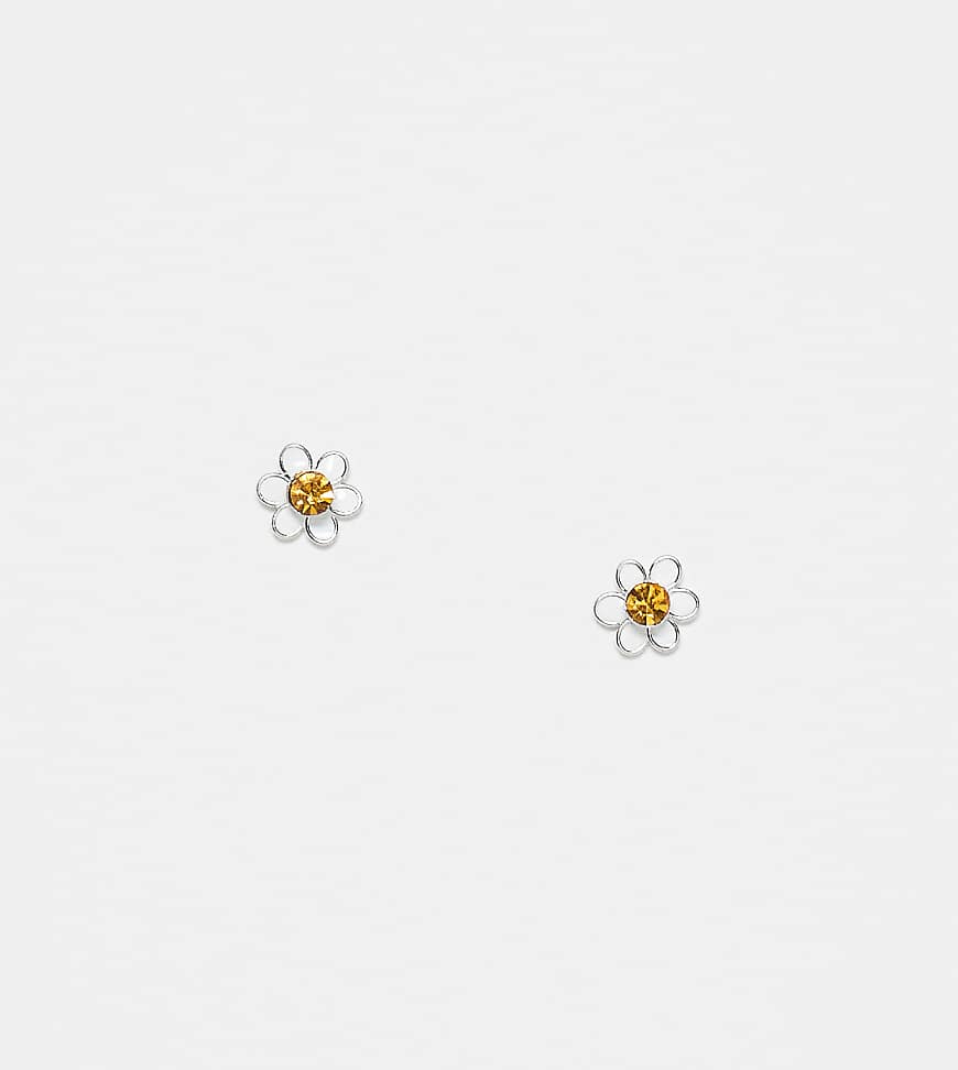 Kingsley Ryan - Ohrringe in Sterlingsilber mit Gänseblümchen-Design von Kingsley Ryan