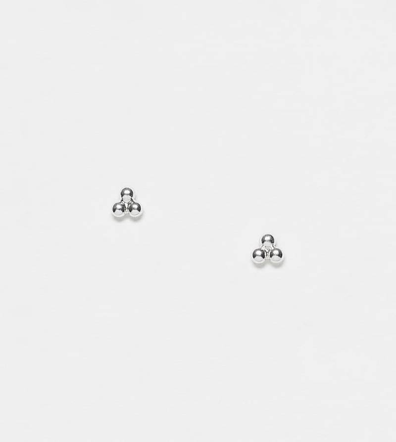 Kingsley Ryan - Ohrstecker aus Sterlingsilber mit 3-Kugel-Design von Kingsley Ryan