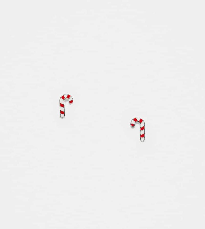 Kingsley Ryan - Ohrstecker aus Sterlingsilber mit Zuckerstangen-Design von Kingsley Ryan